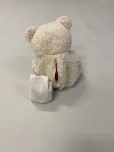 Bärli aus Schurwolle mit Kirschsteinkissen