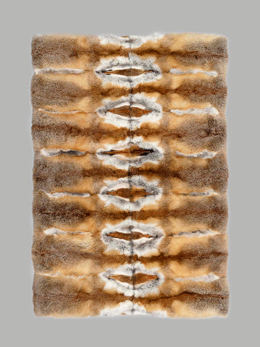 Decke 140 x 200 cm aus CH-Rotfuchsfellen