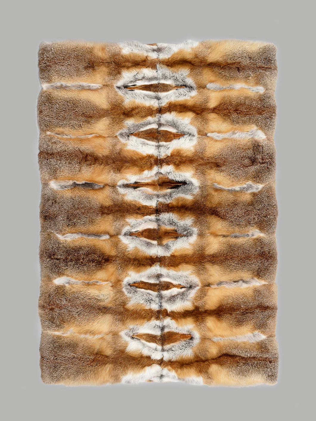 Decke 140 x 200 cm aus CH-Rotfuchsfellen